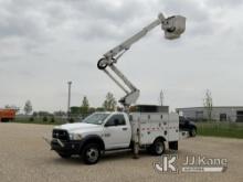 Altec AT37G, Articulating & Telescopic Bucket Truck mounted behind cab on 2014 Dodge RAM 5500 4X4 Se