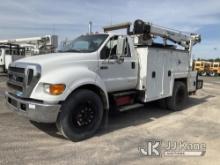 2005 Ford F650 Mechanics Utility Truck Runs & Moves, Crane Not Operating, Welder Condition Unknown, 