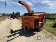 (Charlotte, MI) 2015 Vermeer BC1000XL Chipper (12in Drum) Runs, Clutch Engages, Jump To Start, Selle