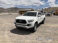 (Tracy-Clark, NV) 2016 Toyota Tacoma 4x4 Crew-Cab Pickup Truck Not Running, Condition Unknown, Check
