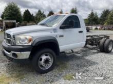 (Tacoma, WA) 2009 Sterling Bullet 4x4 Cab & Chassis Starts With Jump, Will Not Stay Running Without