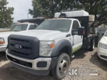 (Castle Rock, CO) 2012 Ford F550 Spray Truck Not Running, Condition Unknown, Check Engine Light On,