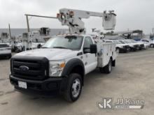 (Corona, CA) Altec AT200-A, Telescopic Non-Insulated Bucket Truck mounted behind cab on 2016 Ford F4