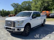 2015 Ford F150 4x4 Crew-Cab Pickup Truck Runs & Moves) (Check Engine Light On, Engine Oil Leak, Body