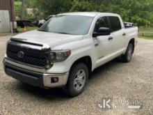 2019 Toyota Tundra 4x4 Crew-Cab Pickup Truck Runs & Moves, Maintenance Required Light On, Seller Not