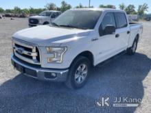 2017 Ford F150 4x4 Crew-Cab Pickup Truck Runs & Moves) (Service Advance Trac, Steering Assist Fault