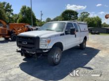 (Shelby, NC) 2016 Ford F250 4x4 Extended-Cab Pickup Truck Runs & Moves) (Engine Noise, Jump To Start