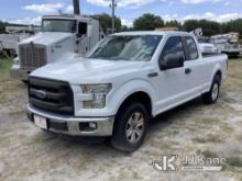 2016 Ford F150 Extended-Cab Pickup Truck Not Running, Condition Unknown, Wrecked, Airbags Deployed