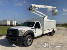 (Westlake, FL) Altec AT248F, Articulating & Telescopic Non-Insulated Bucket Truck center mounted on