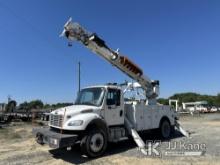 Altec DC47-TR, Digger Derrick rear mounted on 2018 Freightliner M2 106 4x4 Utility Truck Runs, Moves
