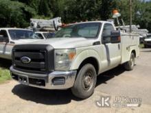 2011 Ford F250 Service Truck Runs & Does Not Move)(Jump to Start, Drivetrain Condition Unknown