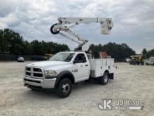 Altec AT40G, Articulating & Telescopic Bucket Truck mounted behind cab on 2015 RAM 5500 Utility Truc