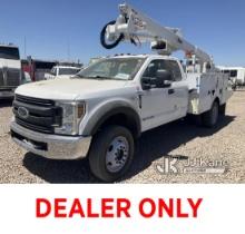 (Dixon, CA) Altec AT40G, Bucket Truck mounted behind cab on 2019 Ford F550 4x4 Service Truck Runs &