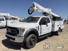 (Dixon, CA) Altec AT40G, Articulating & Telescopic Bucket Truck mounted behind cab on 2019 Ford F550