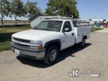 (Dixon, CA) 2002 Chevrolet Silverado 2500 Service Truck Runs & Moves