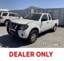 2018 Nissan Frontier Extended-Cab Pickup Truck Not Running, Engine Dismantled
