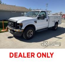 (Dixon, CA) 2008 Ford F350 4x4 Service Truck Runs & Moves, Does Not Accelerate