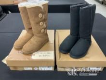 (Jurupa Valley, CA) 2 Pairs Of Boots Size 7 (New) NOTE: This unit is being sold AS IS/WHERE IS via T