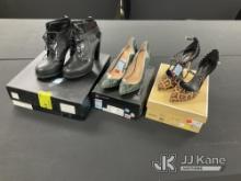 (Jurupa Valley, CA) 3 Pairs Of Womens Shoes (Used) NOTE: This unit is being sold AS IS/WHERE IS via