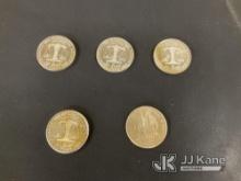 5 Coins Used