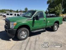 2012 Ford F350 4x4 Pickup Truck Runs, Moves, Check Engine Light On, Paint Damage, Engine Idled Light