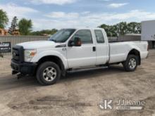 (South Beloit, IL) 2013 Ford F250 4x4 Extended-Cab Pickup Truck Runs, Moves, Check Engine Light On,