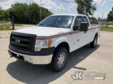 (Kansas City, MO) 2013 Ford F150 Extended-Cab Pickup Truck Runs & Moves, Check Engine Light On, Has
