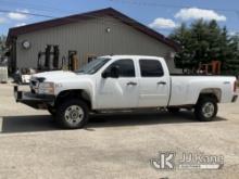 2008 Chevrolet Silverado 3500HD 4x4 Crew-Cab Pickup Truck Cranks-Does Not Start-Condition Unknown, N