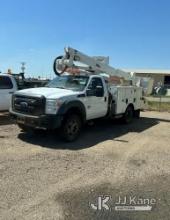 (Liberal, KS) Altec AT37G, Articulating & Telescopic Bucket Truck mounted behind cab on 2013 Ford F5