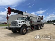 (Houston, TX) Altec AC23-95B, Hydraulic Truck Crane rear mounted on 2013 International 7500 T/A Flat
