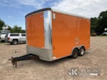 2014 Forest River Enclosed Cargo Trailer Seller States: Will not D.O.T due to frame issues with rust