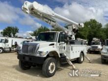 (Tipton, MO) Altec AM855-MH, Over-Center Material Handling Bucket rear mounted on 2006 International
