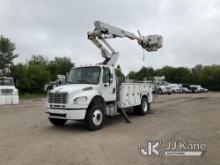 (Des Moines, IA) Altec TA41M, Articulating & Telescopic Material Handling Bucket Truck mounted behin