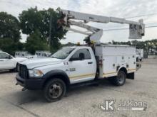 (South Beloit, IL) Altec AT37G, Articulating & Telescopic Bucket Truck mounted behind cab on 2013 RA