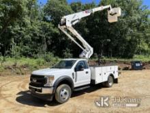 Terex/HiRanger LT40, Articulating & Telescopic Bucket Truck mounted behind cab on 2020 Ford F550 4x4