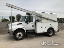 (South Beloit, IL) 2013 International Durastar 4300 Enclosed Utility Truck Runs, Moves