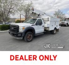 Altec AT200A, Articulating & Telescopic Bucket , 2013 Ford F450 Service Truck Runs & Moves, Cannot O