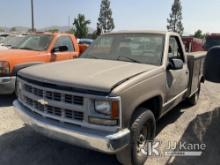 1998 Chevrolet C/K 2500 Cab & Chassis Does not run, Minor Body Damage, GVWR Label Is Not legible
