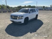 2016 Chevrolet Tahoe Police Package 4-Door Sport Utility Vehicle Runs Rough & Moves, Check Engine Li