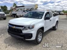 2021 Chevrolet Colorado 4x4 Extended-Cab Pickup Truck Runs & Moves, Check Engine Light On, Cracked W