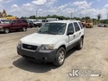 2006 Ford Escape 4x4 4-Door Sport Utility Vehicle Runs & Moves, Body & Rust Damage