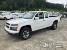 2012 Chevrolet Colorado 4x4 Extended-Cab Pickup Truck Runs Rough & Moves) (Check Engine Light On, Ru