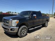 2012 Ford F350 4x4 Crew-Cab Pickup Truck Runs, Moves, Rust, Body Damage, Tailgate Will Not Open