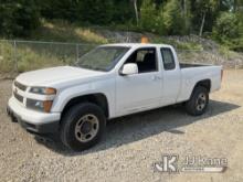 2012 Chevrolet Colorado 4x4 Extended-Cab Pickup Truck Runs & Moves) (Airbag Light On, Rusted Frame, 