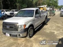 2014 Ford F150 Pickup Truck Runs & Moves, Jump To Start, TPS Light On, Service Advancetrac Message, 