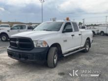 2017 RAM 1500 4x4 Extended-Cab Pickup Truck Runs & Moves, Check Engine Light On, Body & Rust Damage