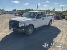 2013 Ford F150 4x4 Extended-Cab Pickup Truck Runs & Moves, Check Engine Light On, Body & Rust Damage
