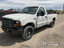 2007 Ford F250 4x4 Pickup Truck Runs, Moves, Check Engine Light, Rust, Body Damage, Loud Exhaust, Cr