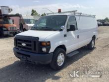 2014 Ford E250 Cargo Van Runs & Moves, Not Charging, Body & Rust Damage, Must Tow