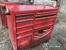 Snap-On-Tool Box 38in h x 40in w x 20in (Damaged Damaged, Drawers Locked Closed